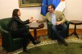 Prijem Ivane Španović kod prvog podpredsednika Vlade Srbije Aleksandra Vučića